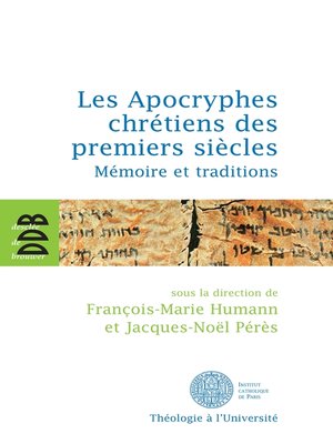 cover image of Les Apocryphes chrétiens des premiers siècles